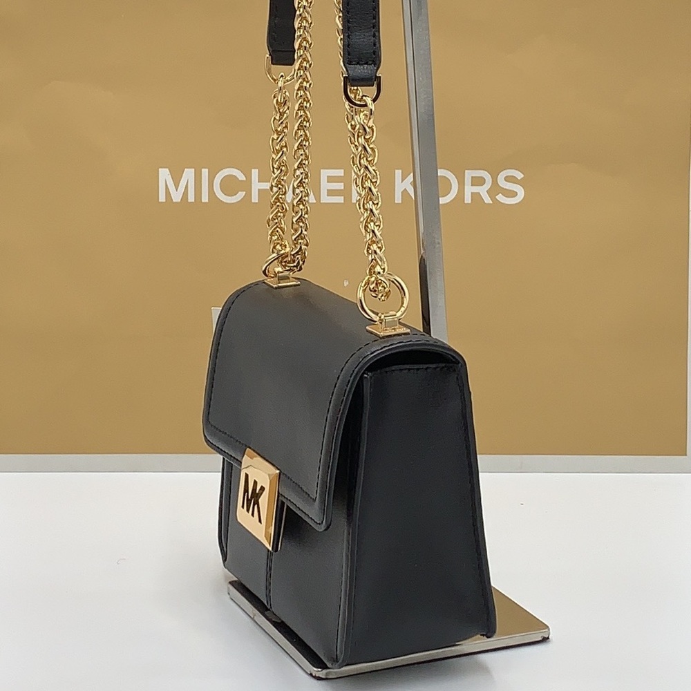 MICHAEL KORS SONIA SMALL SHOULDER XBODY BLACK COLOR - Picture 7 of 16
